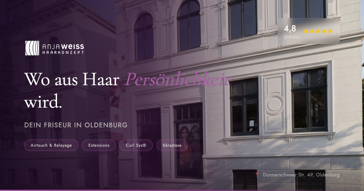 Bild von der Webseite von Anja Weiss Haarkonzept